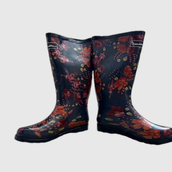 Anuschka Floral Rain Boots Size 11 NWT - Picture 4 of 16